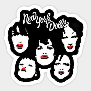 Retro Faces Sticker